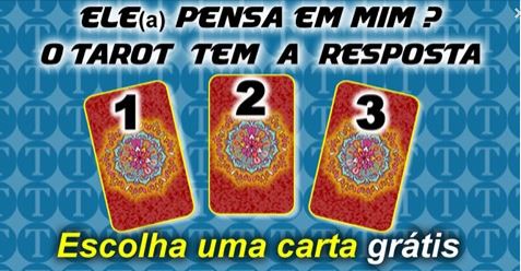 ele pensa em mim