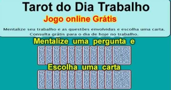 TAROT DO DIA TRABALHO